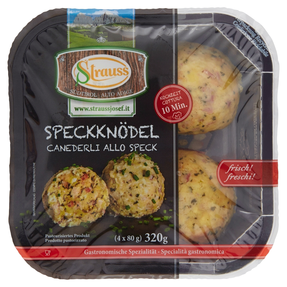 Strauss Canederli allo Speck 4 x 80 g